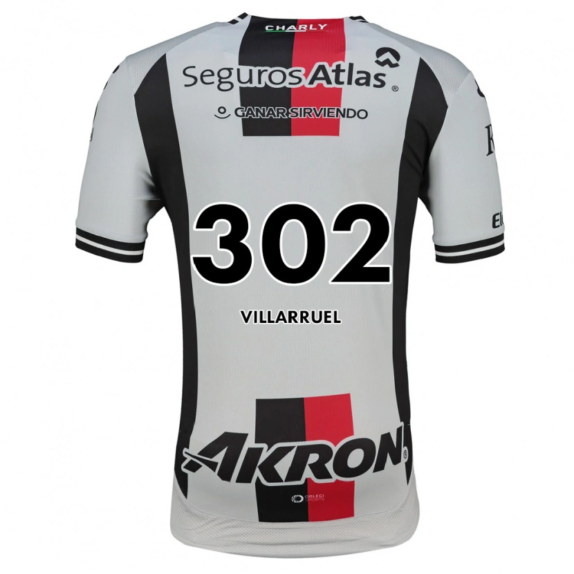 Danxen Niño Camiseta Horacio Villarruel #302 Blanco Rojo Negro 2ª Equipación 2026/27 La Camisa