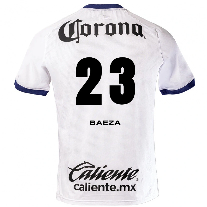Danxen Niño Camiseta Claudio Baeza #23 Blanco Azul Negro 2ª Equipación 2026/27 La Camisa