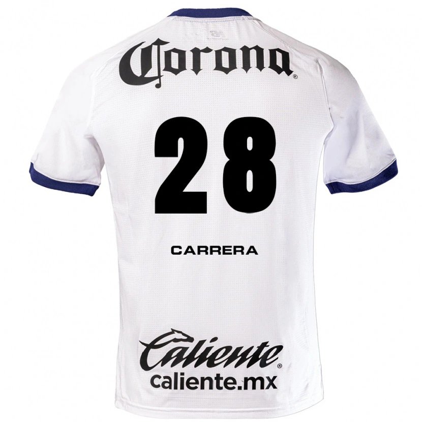 Danxen Niño Camiseta Nico Carrera #28 Blanco Azul Negro 2ª Equipación 2026/27 La Camisa