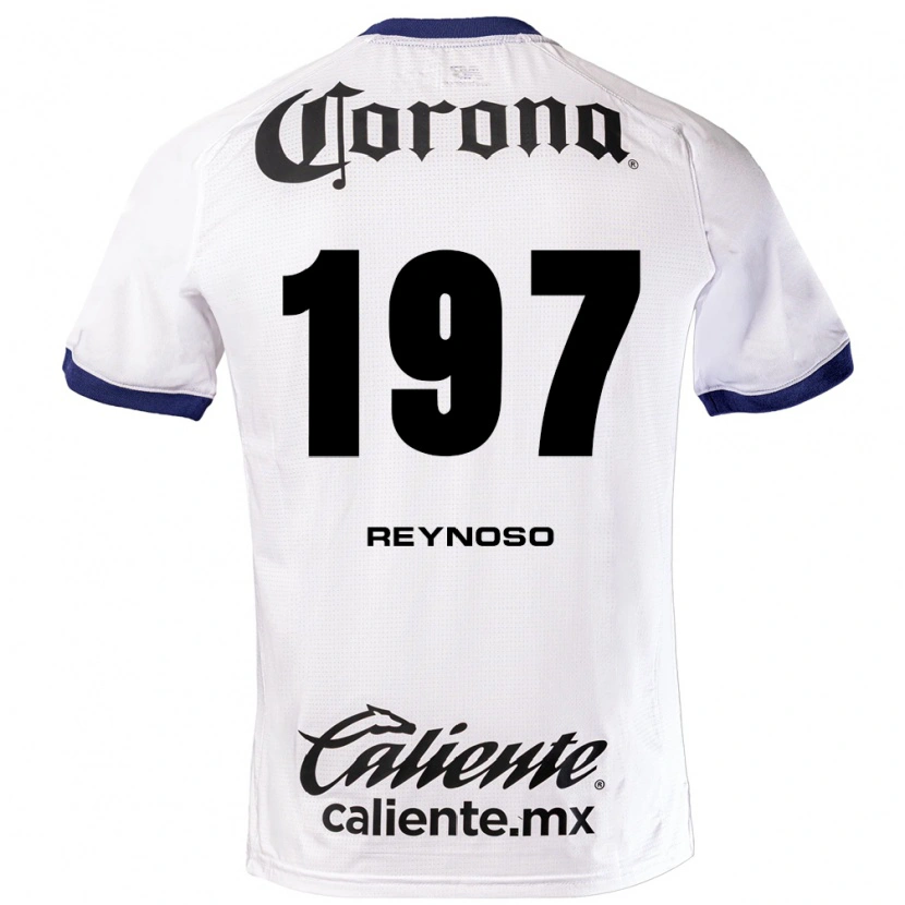 Danxen Niño Camiseta Daniel Reynoso #197 Blanco Azul Negro 2ª Equipación 2026/27 La Camisa