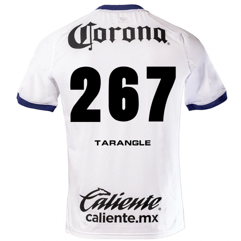 Danxen Niño Camiseta Sebastián Tarangle #267 Blanco Azul Negro 2ª Equipación 2026/27 La Camisa