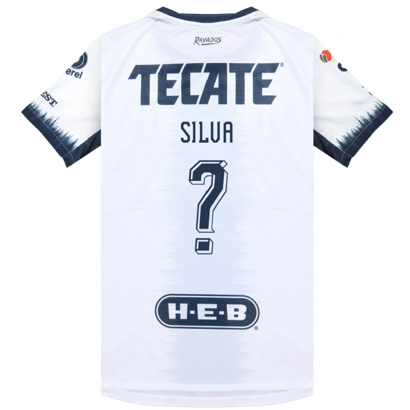 Danxen Niño Camiseta Patricio Silva #0 Blanco Azul Tinta Rojo 2ª Equipación 2026/27 La Camisa