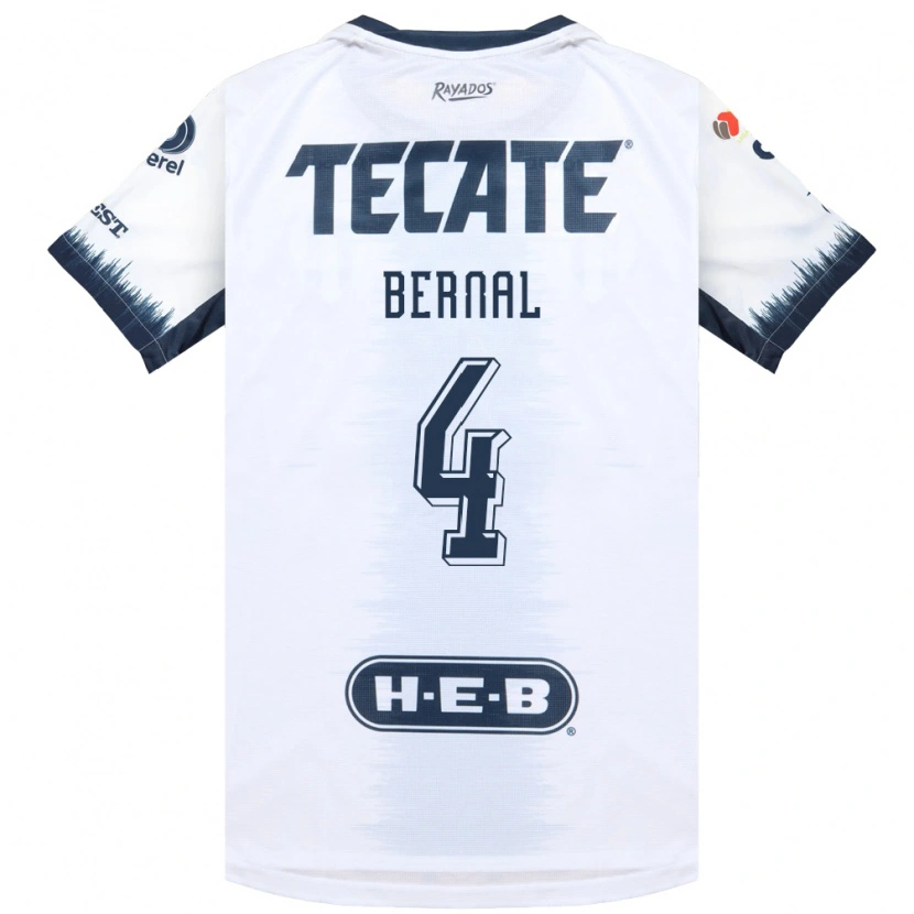 Danxen Niño Camiseta Rebeca Bernal #4 Blanco Azul Tinta Rojo 2ª Equipación 2026/27 La Camisa