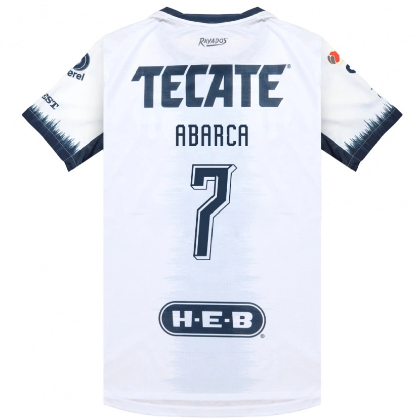 Danxen Niño Camiseta Vidalia Abarca #7 Blanco Azul Tinta Rojo 2ª Equipación 2026/27 La Camisa