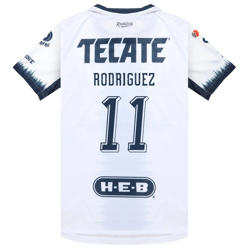Danxen Niño Camiseta Lizette Rodriguez #11 Blanco Azul Tinta Rojo 2ª Equipación 2026/27 La Camisa