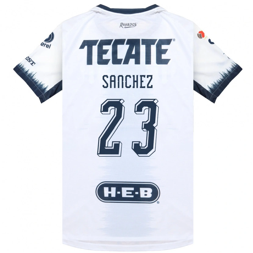 Danxen Niño Camiseta Gustavo Sanchez #23 Blanco Azul Tinta Rojo 2ª Equipación 2026/27 La Camisa
