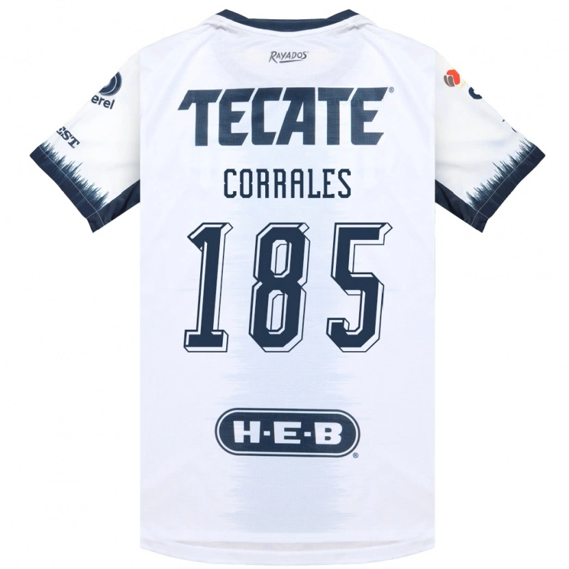 Danxen Niño Camiseta Ángel Corrales #185 Blanco Azul Tinta Rojo 2ª Equipación 2026/27 La Camisa