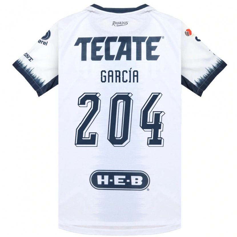 Danxen Niño Camiseta Diego García #204 Blanco Azul Tinta Rojo 2ª Equipación 2026/27 La Camisa