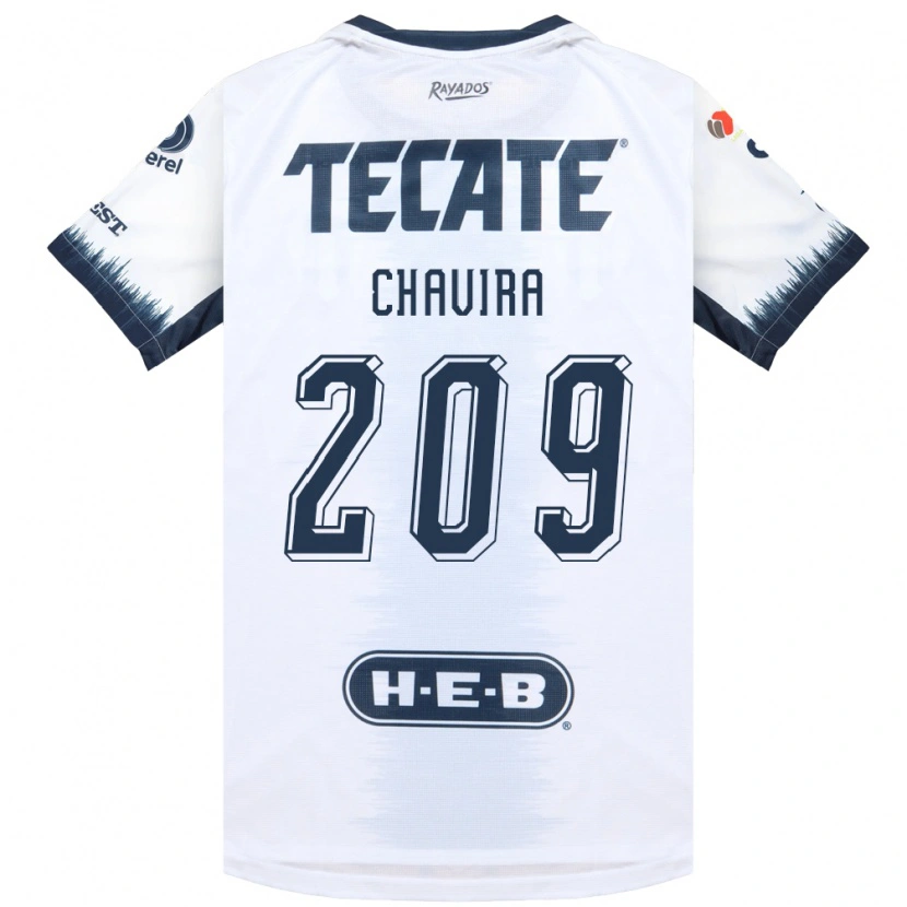 Danxen Niño Camiseta Diego Chavira #209 Blanco Azul Tinta Rojo 2ª Equipación 2026/27 La Camisa