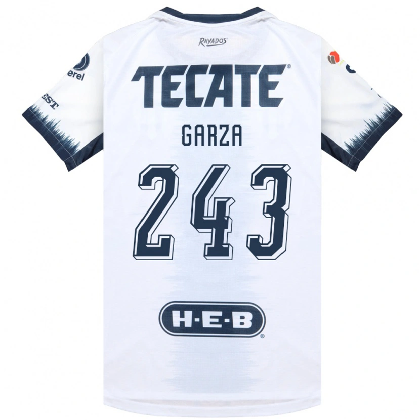 Danxen Niño Camiseta Juan Garza #243 Blanco Azul Tinta Rojo 2ª Equipación 2026/27 La Camisa