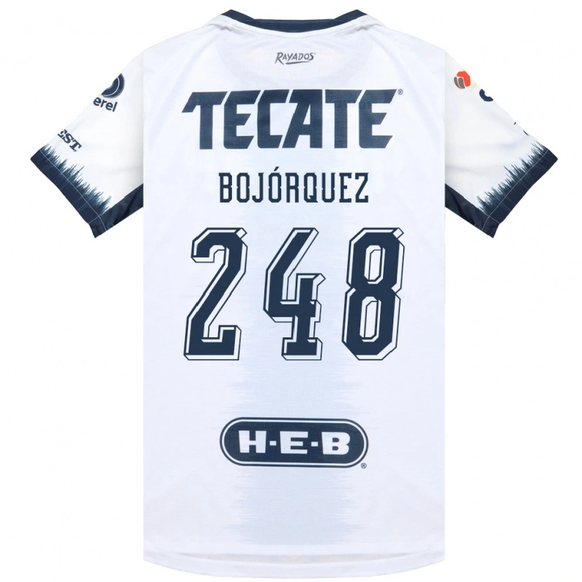Danxen Niño Camiseta Mauricio Bojórquez #248 Blanco Azul Tinta Rojo 2ª Equipación 2026/27 La Camisa