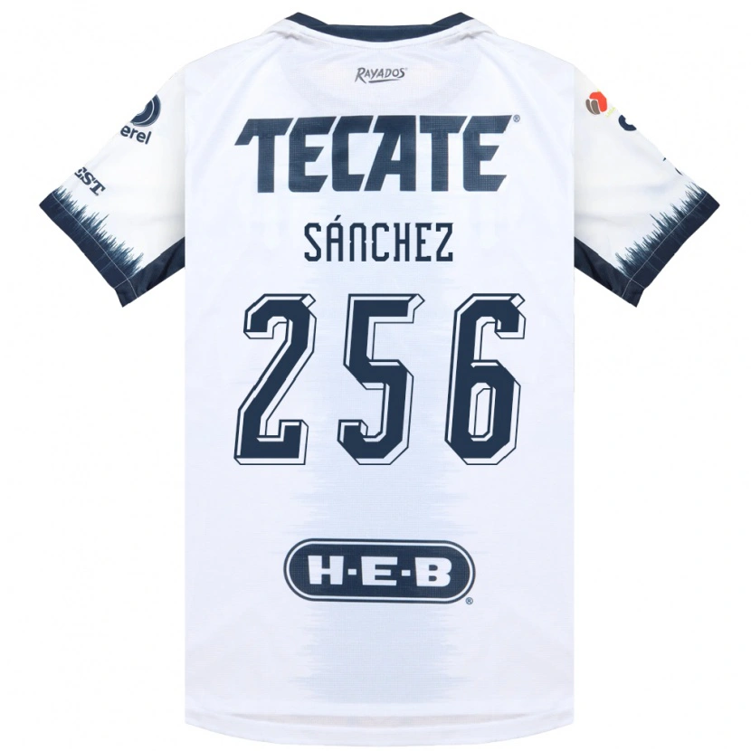 Danxen Niño Camiseta Adán Sánchez #256 Blanco Azul Tinta Rojo 2ª Equipación 2026/27 La Camisa