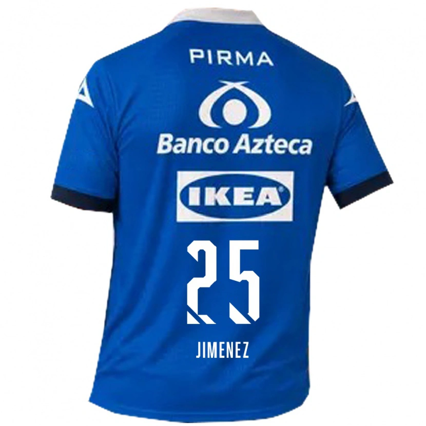 Danxen Niño Camiseta Miguel Jiménez #25 Azul Blanco 2ª Equipación 2026/27 La Camisa