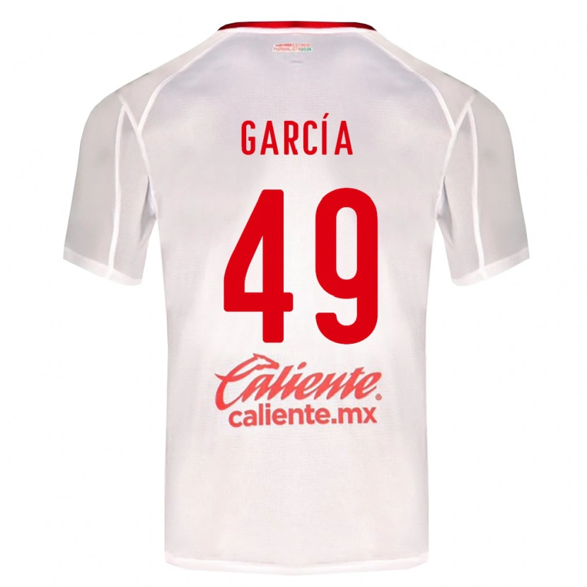 Danxen Niño Camiseta Gilberto García #49 Blanco Verde Rojo 2ª Equipación 2026/27 La Camisa