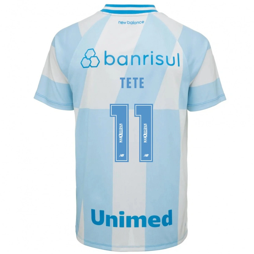 Danxen Niño Camiseta Tetê #11 Azul Claro Blanco 2ª Equipación 2026/27 La Camisa