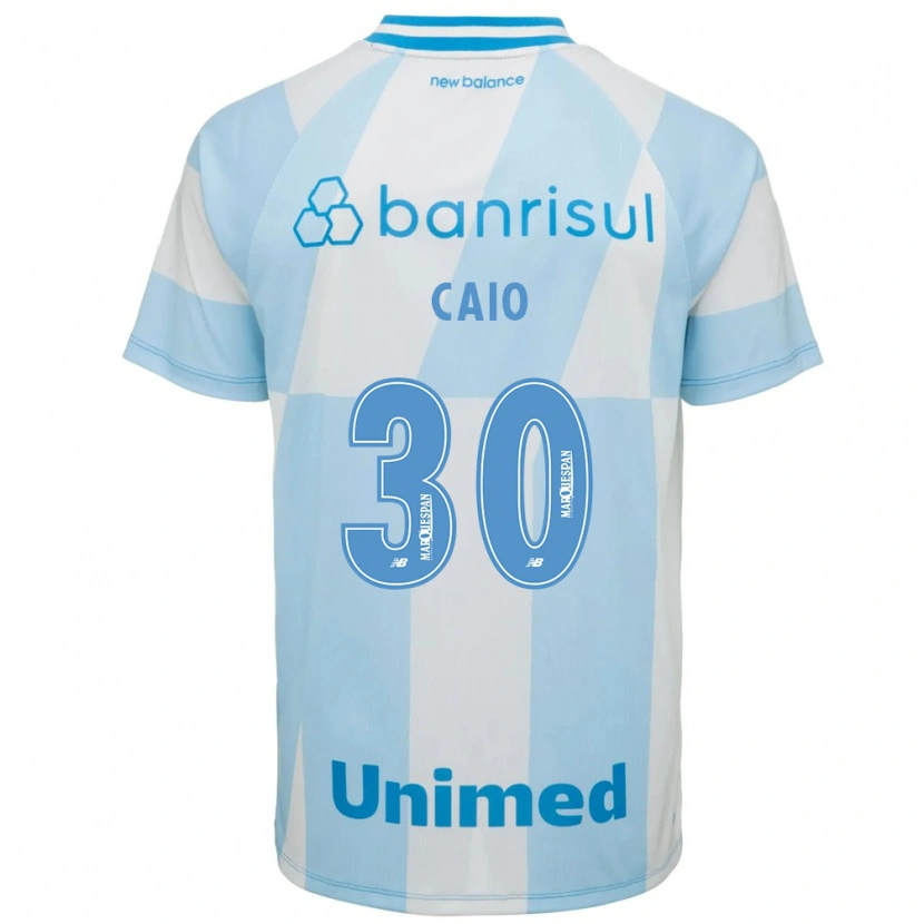 Danxen Niño Camiseta Rodrigo Caio #30 Azul Claro Blanco 2ª Equipación 2026/27 La Camisa