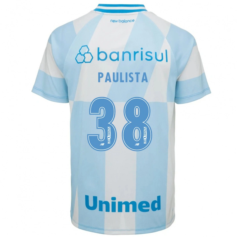 Danxen Niño Camiseta Caio Paulista #38 Azul Claro Blanco 2ª Equipación 2026/27 La Camisa