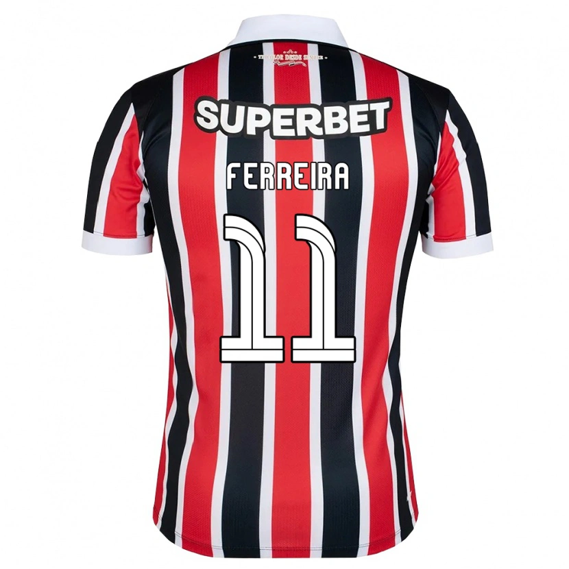 Danxen Niño Camiseta Aldemir Dos Santos Ferreira #11 Rojo Blanco Negro 2ª Equipación 2026/27 La Camisa