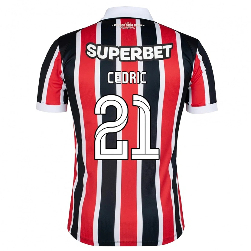 Danxen Niño Camiseta Cédric Soares #21 Rojo Blanco Negro 2ª Equipación 2026/27 La Camisa
