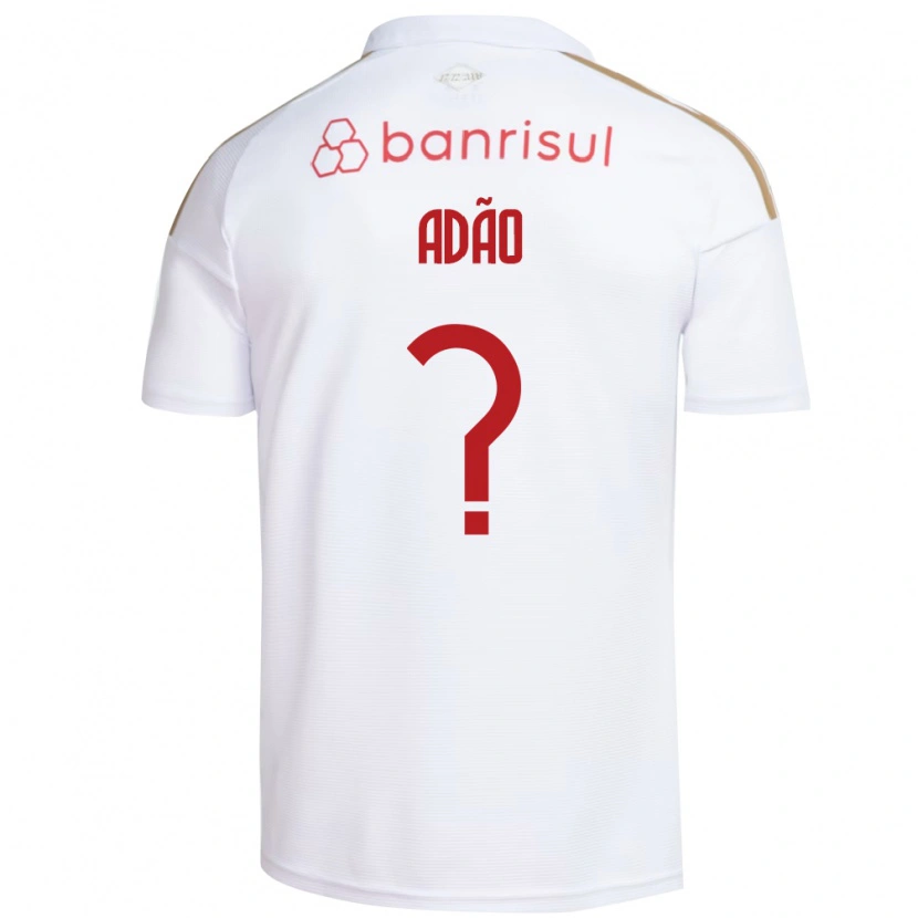 Danxen Niño Camiseta Gabriel Adão #0 Blanco Rojo 2ª Equipación 2026/27 La Camisa