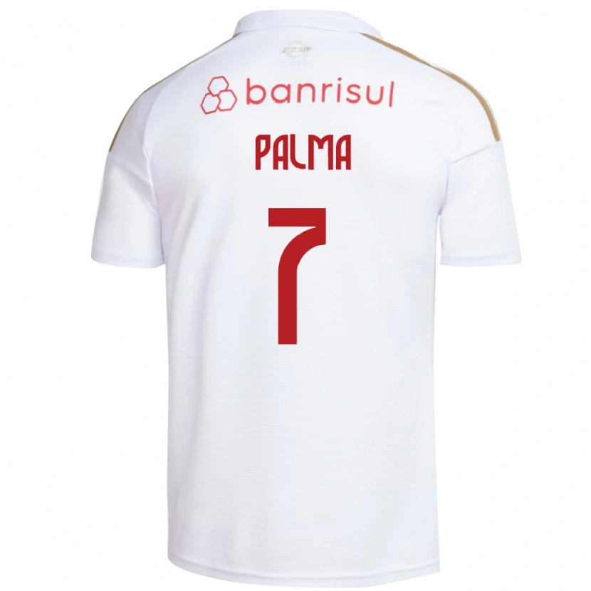 Danxen Niño Camiseta Gabriel Palma #7 Blanco Rojo 2ª Equipación 2026/27 La Camisa