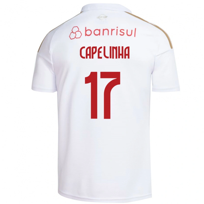 Danxen Niño Camiseta Capelinha #17 Blanco Rojo 2ª Equipación 2026/27 La Camisa