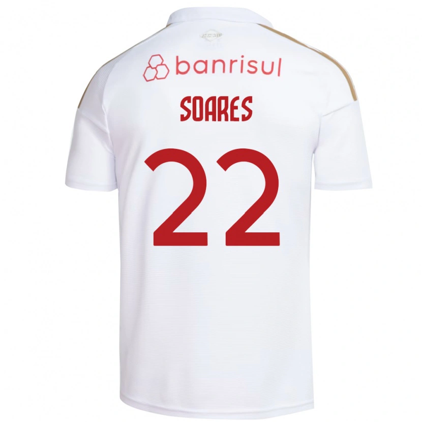 Danxen Niño Camiseta Guilherme Soares #22 Blanco Rojo 2ª Equipación 2026/27 La Camisa