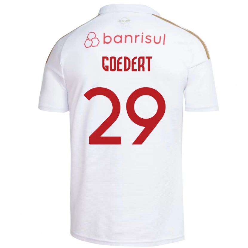 Danxen Niño Camiseta Alice Goedert #29 Blanco Rojo 2ª Equipación 2026/27 La Camisa