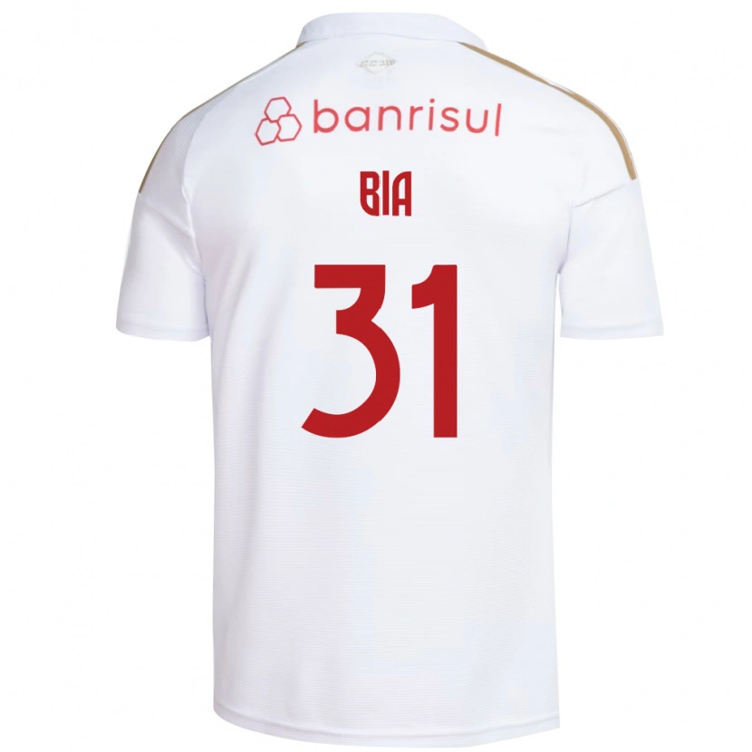 Danxen Niño Camiseta Bia #31 Blanco Rojo 2ª Equipación 2026/27 La Camisa