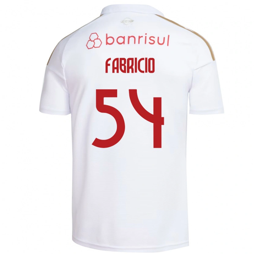 Danxen Niño Camiseta Fabricio Zechmeister Do Prado #54 Blanco Rojo 2ª Equipación 2026/27 La Camisa