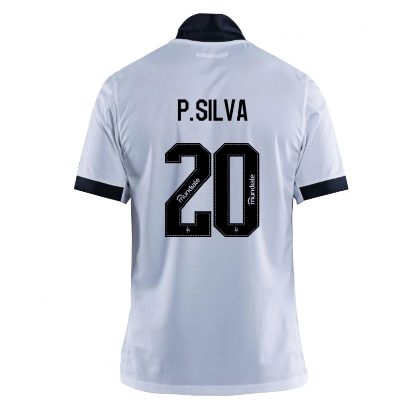 Danxen Niño Camiseta Patrick Roberto Da Silva Campos #20 Blanco Negro 2ª Equipación 2026/27 La Camisa