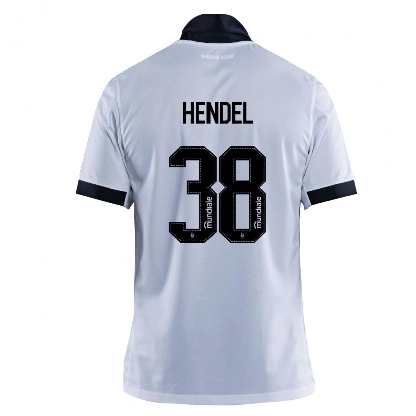 Danxen Niño Camiseta Índio #38 Blanco Negro 2ª Equipación 2026/27 La Camisa