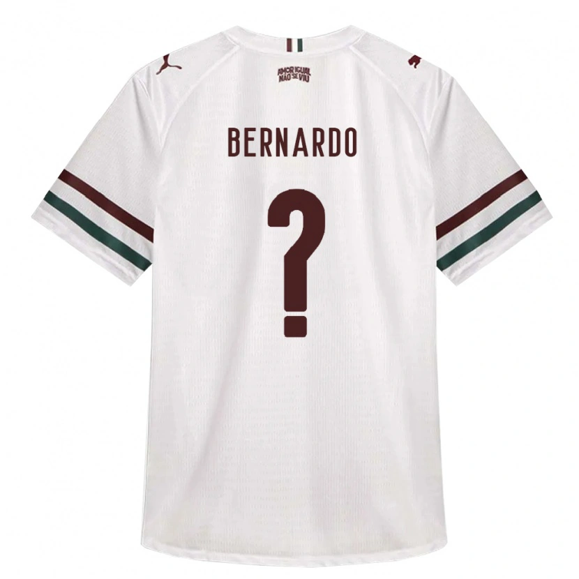 Danxen Niño Camiseta Bernardo André Goulart Gil Alcantara #0 Blanco Verde Borgoña 2ª Equipación 2026/27 La Camisa