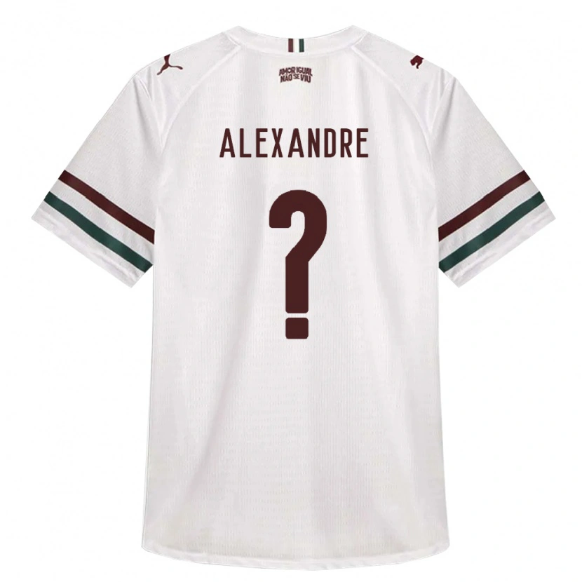 Danxen Niño Camiseta Alexandre #0 Blanco Verde Borgoña 2ª Equipación 2026/27 La Camisa