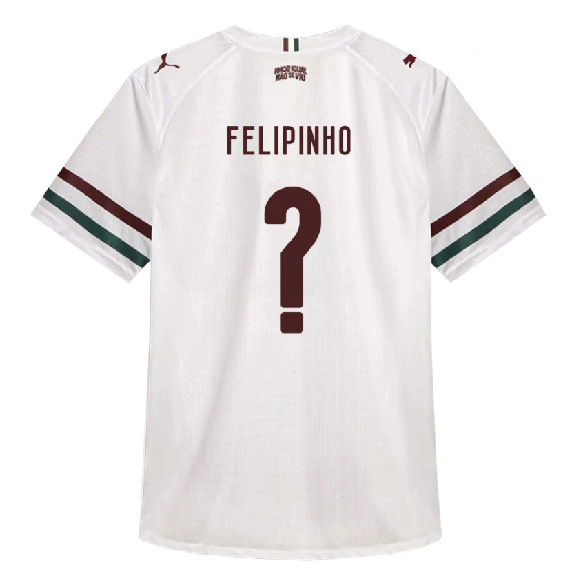 Danxen Niño Camiseta Felipinho #0 Blanco Verde Borgoña 2ª Equipación 2026/27 La Camisa