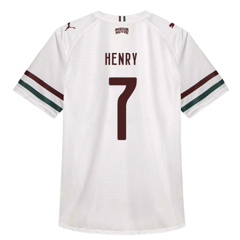 Danxen Niño Camiseta Paul Henry #7 Blanco Verde Borgoña 2ª Equipación 2026/27 La Camisa