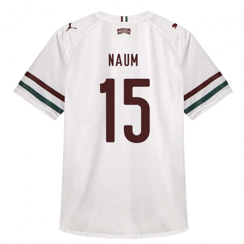 Danxen Niño Camiseta Jonas Naum #15 Blanco Verde Borgoña 2ª Equipación 2026/27 La Camisa