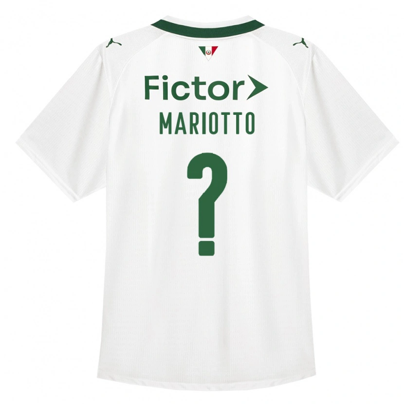 Danxen Niño Camiseta Eduardo Mariotto #0 Verde Blanco 2ª Equipación 2026/27 La Camisa