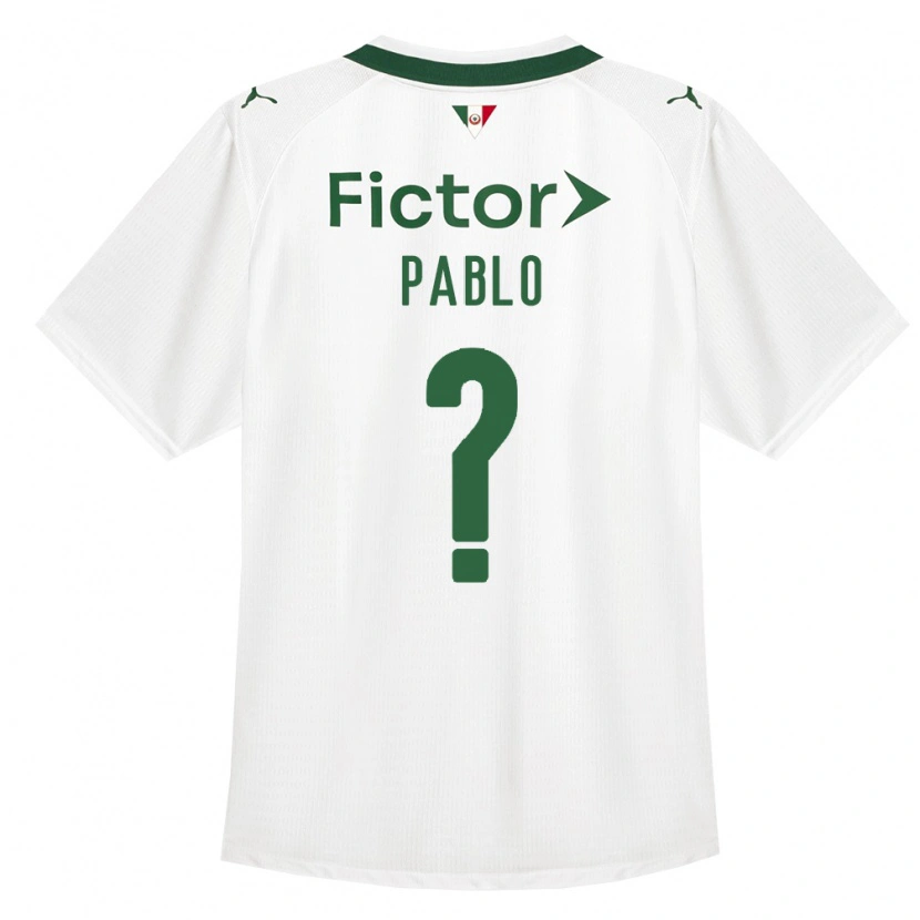 Danxen Niño Camiseta Ruan Pablo #0 Verde Blanco 2ª Equipación 2026/27 La Camisa