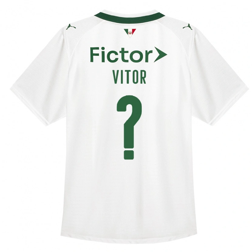 Danxen Niño Camiseta Erick Vitor #0 Verde Blanco 2ª Equipación 2026/27 La Camisa