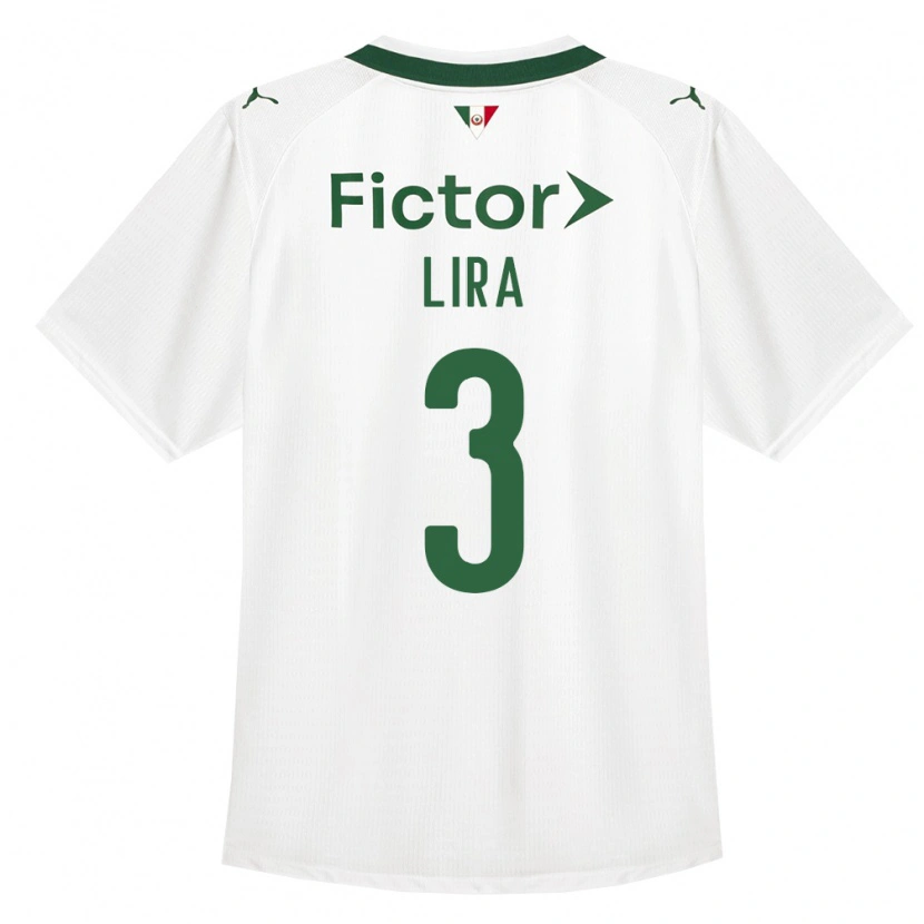 Danxen Niño Camiseta Guilherme Lira #3 Verde Blanco 2ª Equipación 2026/27 La Camisa
