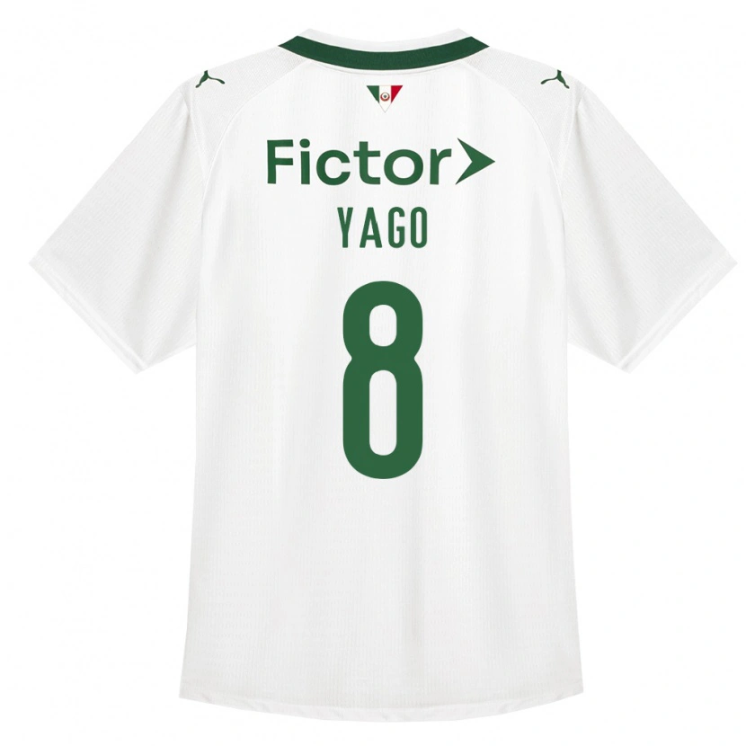 Danxen Niño Camiseta Ruan Yago #8 Verde Blanco 2ª Equipación 2026/27 La Camisa