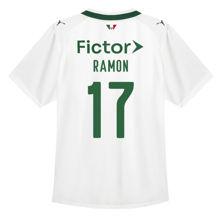 Danxen Niño Camiseta Ramon Riquelme #17 Verde Blanco 2ª Equipación 2026/27 La Camisa