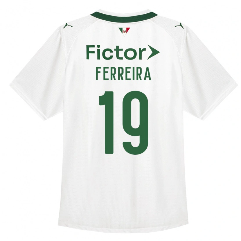 Danxen Niño Camiseta Letícia Ferreira #19 Verde Blanco 2ª Equipación 2026/27 La Camisa
