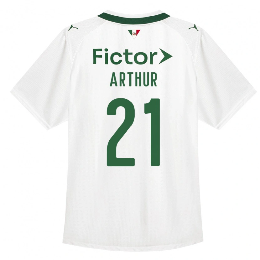 Danxen Niño Camiseta Luis Arthur #21 Verde Blanco 2ª Equipación 2026/27 La Camisa