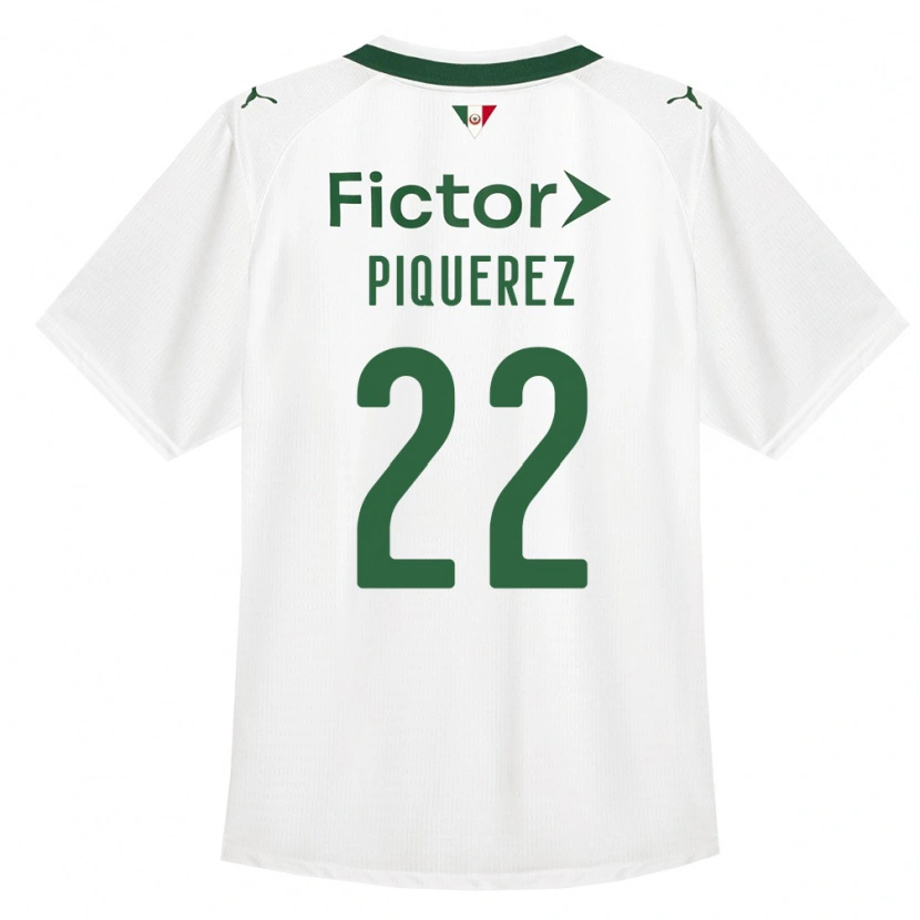 Danxen Niño Camiseta Joaquín Piquerez #22 Verde Blanco 2ª Equipación 2026/27 La Camisa