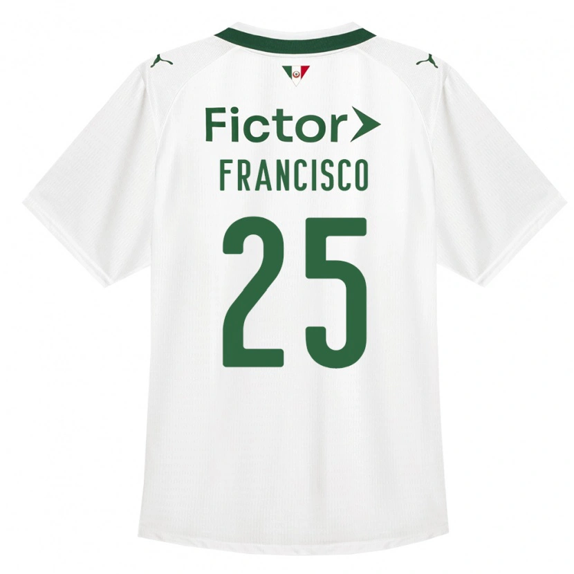 Danxen Niño Camiseta Juan Francisco #25 Verde Blanco 2ª Equipación 2026/27 La Camisa