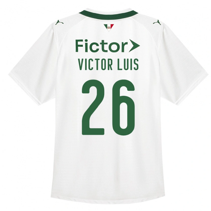 Danxen Niño Camiseta Victor Luis #26 Verde Blanco 2ª Equipación 2026/27 La Camisa