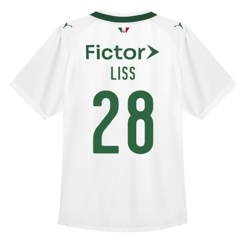 Danxen Niño Camiseta Victória Liss #28 Verde Blanco 2ª Equipación 2026/27 La Camisa