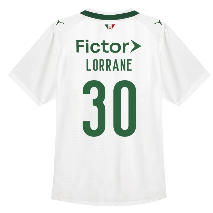 Danxen Niño Camiseta Lorrane #30 Verde Blanco 2ª Equipación 2026/27 La Camisa